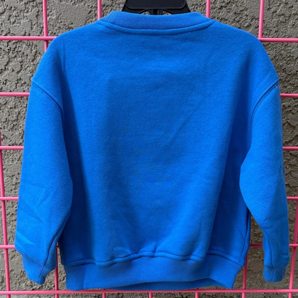 New GAP Kids Blue 'G' 3D Logo Sweatshirt
